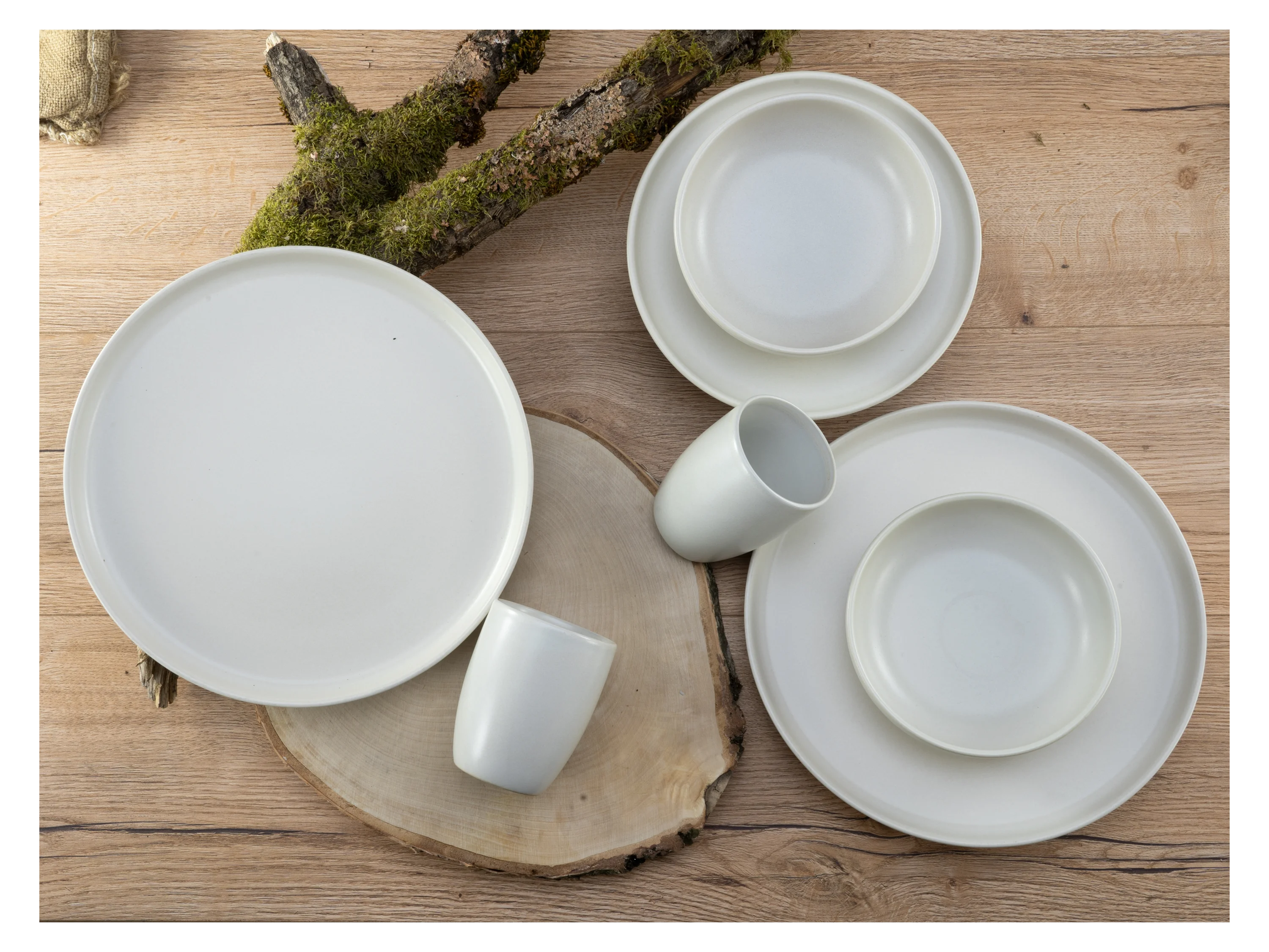 CREATABLE Geschirrset »Uno offwhite« (16-teiliges kombiservice) – Bild 3 von 3