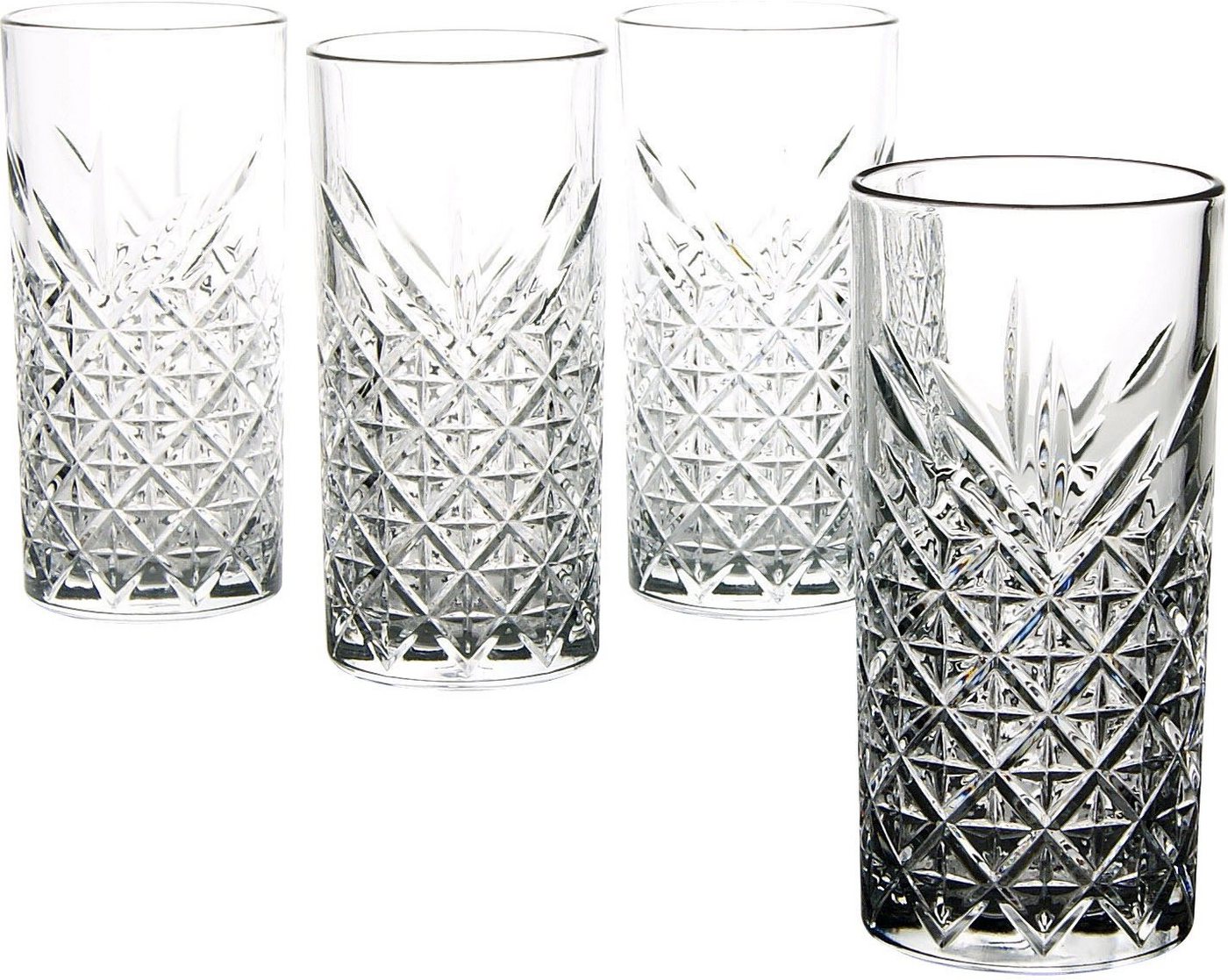 creaTable Gläser-Set TIMELESS Trinkgläser, 8-tlg., Glas, 4 Wassergläser, 4 Whiskygläser im Set – Bild 3 von 5