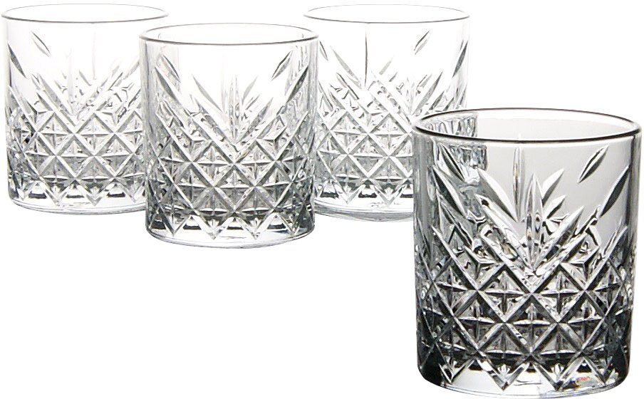 creaTable Gläser-Set TIMELESS Trinkgläser, 8-tlg., Glas, 4 Wassergläser, 4 Whiskygläser im Set – Bild 4 von 5