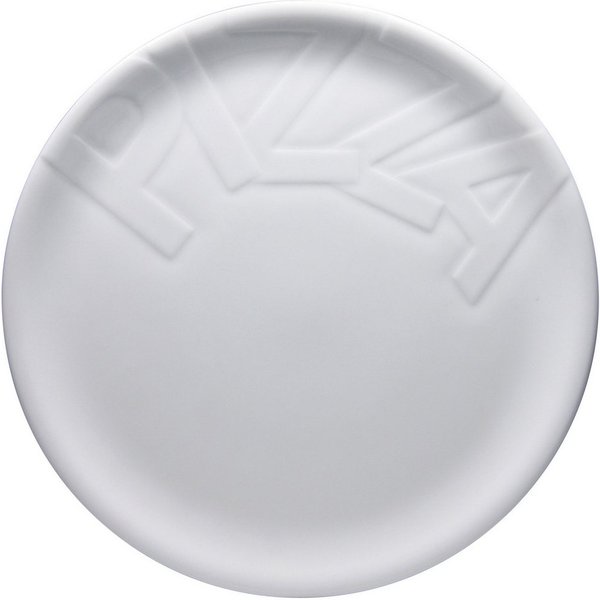 CreaTable Pizzateller Essteller, (4 St), Teller Set für 4 Personen, weiß, Porzellan