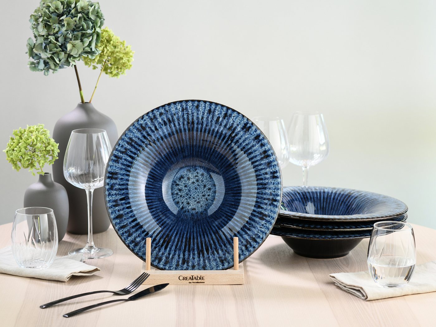 creaTable Suppenteller Allegra Magic Blue, (4 St) – Bild 2 von 5
