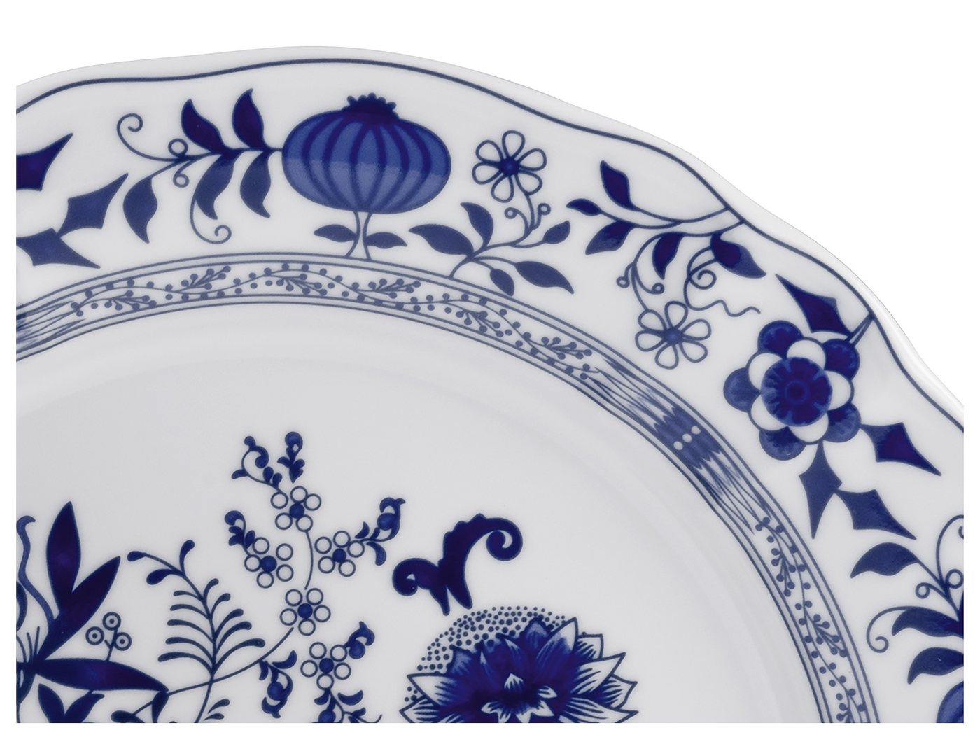 creaTable Tafelservice Flora Zwiebelmuster, Tafel-Service 12-tlg (12-tlg), 6 Personen, Porzellan, Teller Set, Nostalgisch, Vintage – Bild 5 von 5