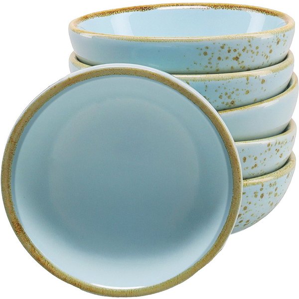 CreaTable Tapas-Schale NATURE COLLECTION, Steinzeug, (Set, 6-tlg), Snackschale, Dipschale, Servierschale, Ø 8 cm