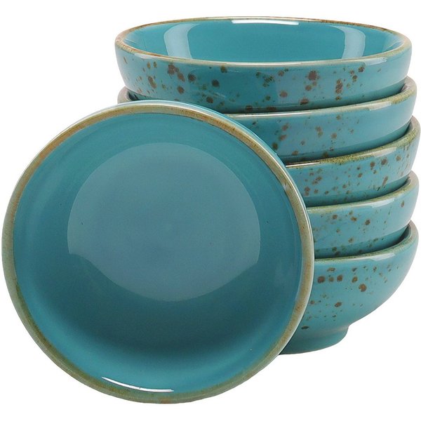 CreaTable Tapas-Schale NATURE COLLECTION, Steinzeug, (Set, 6-tlg), Snackschale, Dipschale, Servierschale, Ø 8 cm