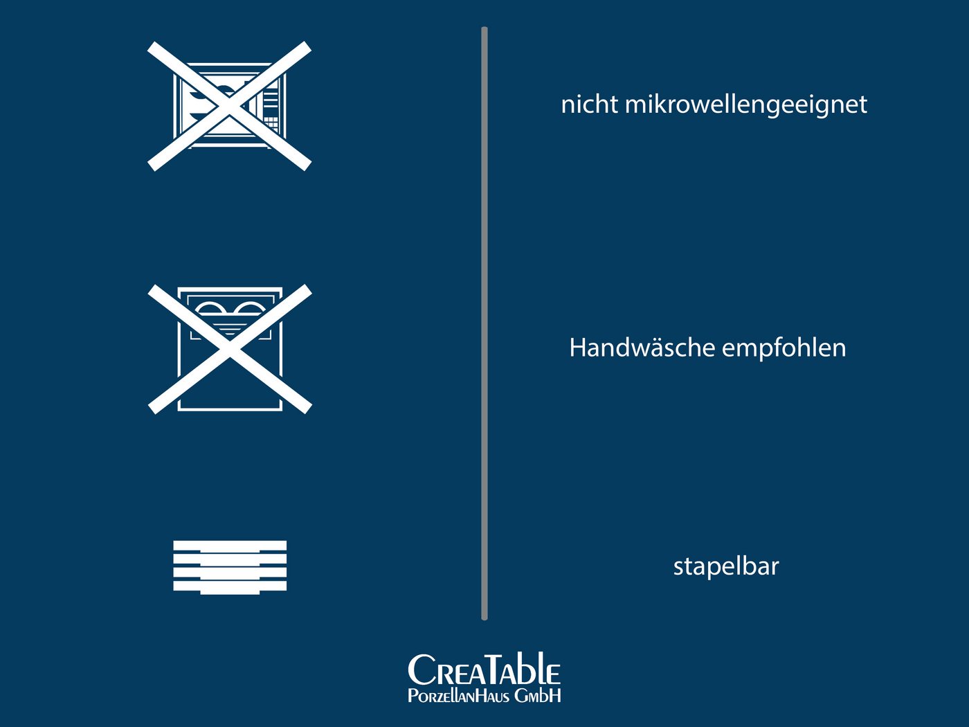 creaTable Teller Nature Collection Akazienholz, (6 St) – Bild 4 von 4