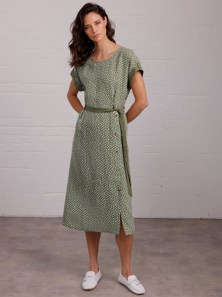 creation L Etuikleid Leinen-Kleid Kurzarm – Bild 2 von 5