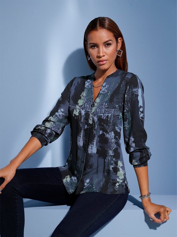 creation L Klassische Bluse Bluse Langarm – Bild 3 von 4