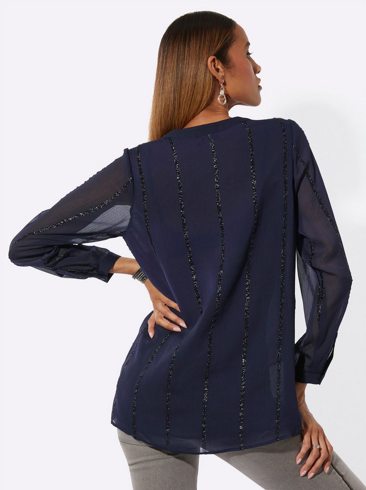 creation L Klassische Bluse Longbluse Langarm – Bild 4 von 5