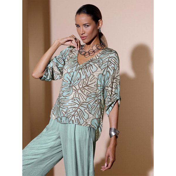 creation L Klassische Bluse Modal-Bluse 3/4-Arm