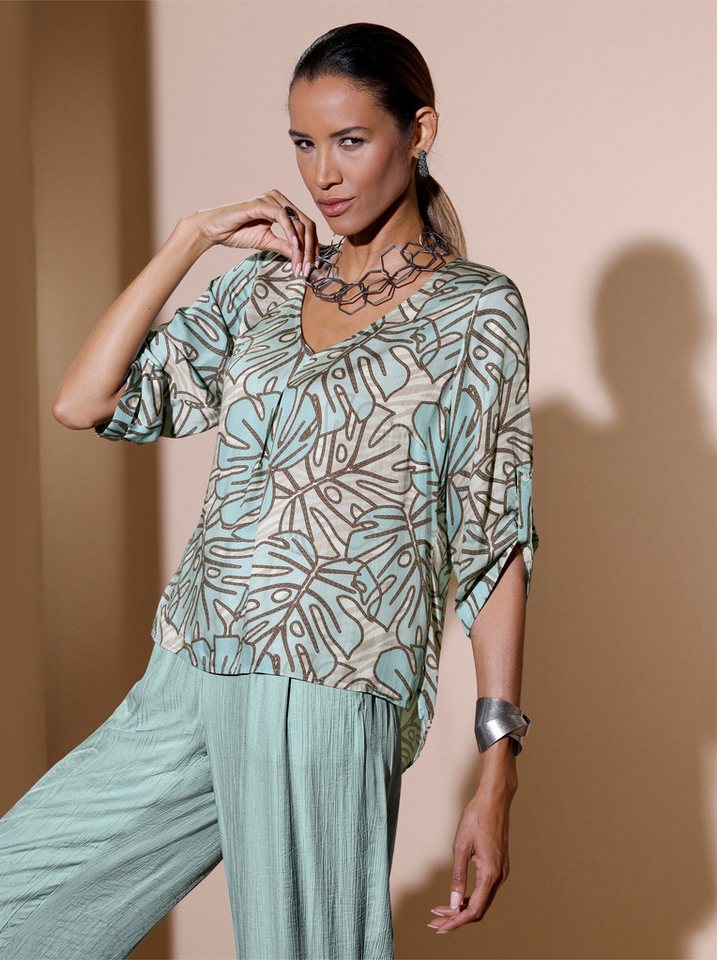 creation L Klassische Bluse Modal-Bluse 3/4-Arm – Bild 2 von 5