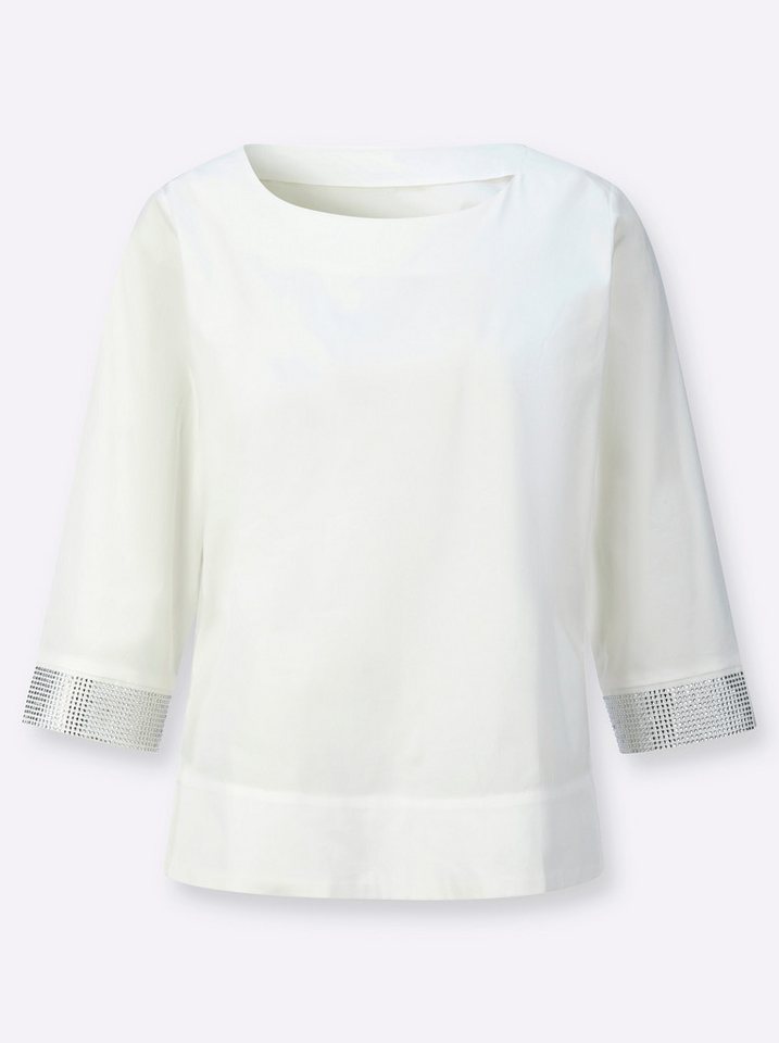 creation L Klassische Bluse Schlupfbluse 3/4-Arm – Bild 3 von 5