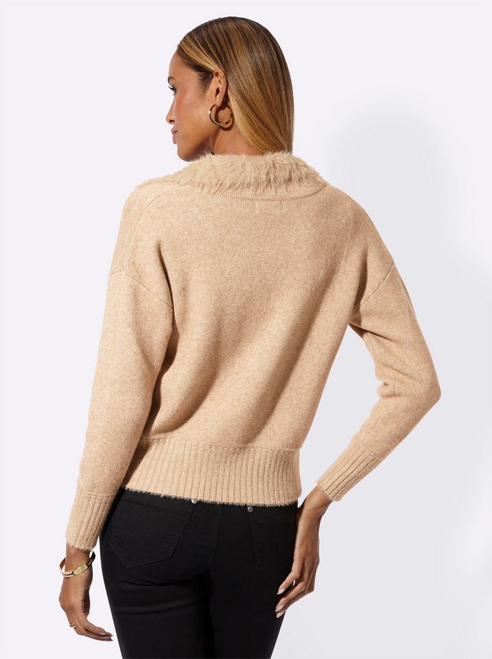 creation L Strickjacke Strickblazer Langarm Jacquard – Bild 2 von 5