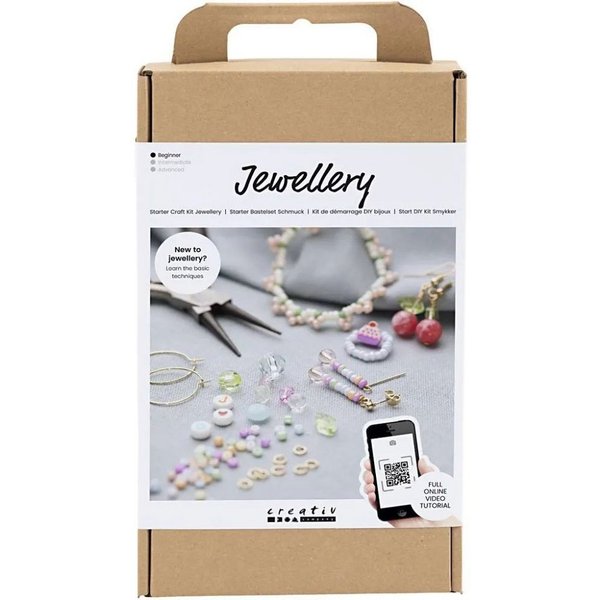 creativ company Kreativset Starter Set Schmuck, Bastelset für Anfänger