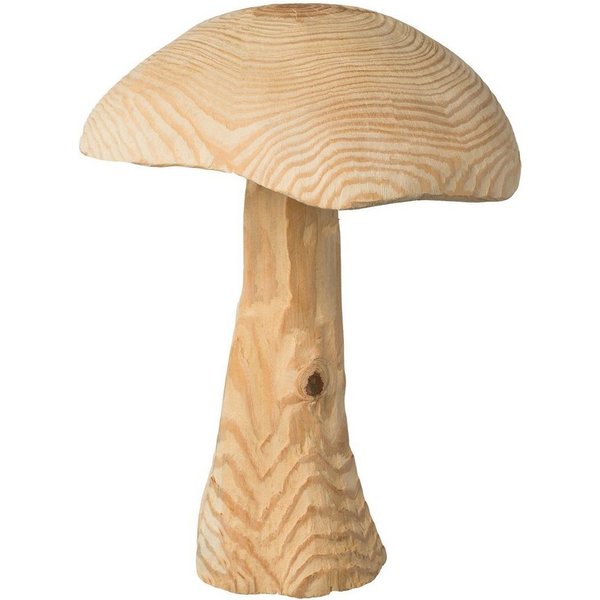 Creativ deco Dekoobjekt Pilz, Weihnachtsdeko, aus Tannenholz gefertigt