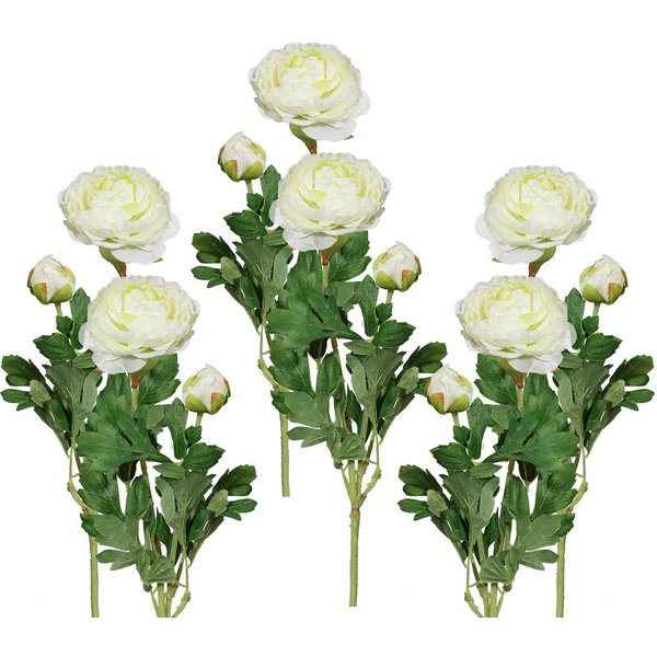 Kunstblume Ranunkel, Creativ green, Höhe 40 cm, für schöne Arrangements wie Sträuße und Gestecke