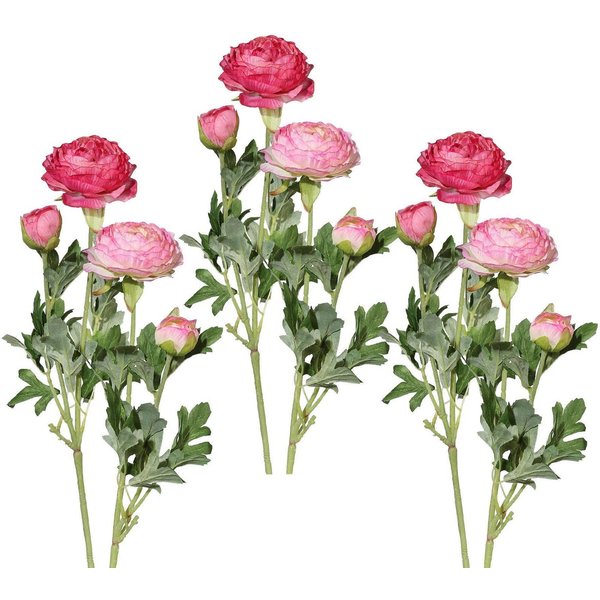 Kunstblume Ranunkel, Creativ green, Höhe 40 cm, für schöne Arrangements wie Sträuße und Gestecke
