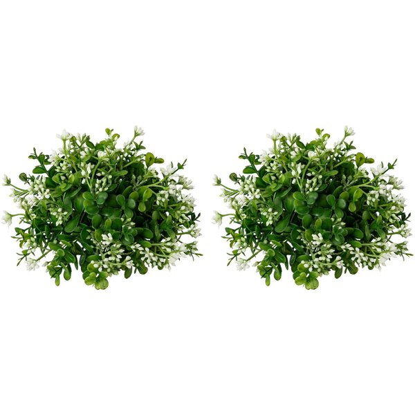 Kunstkranz Eukalypthushalbkugel, Creativ green, Höhe 15 cm
