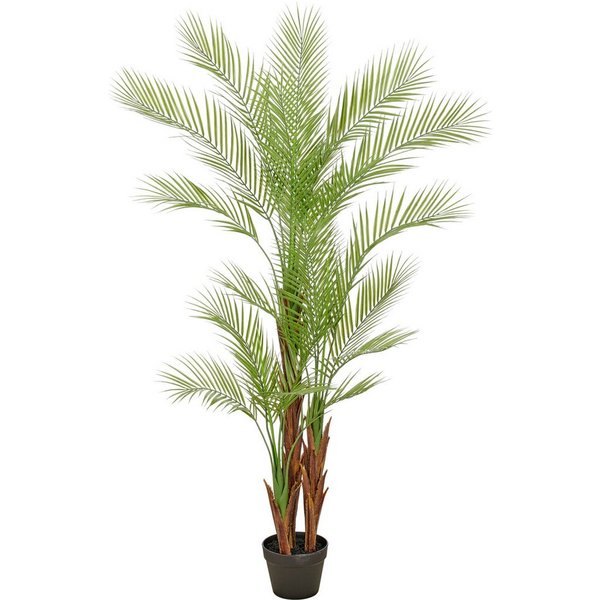Kunstpalme Arecapalme, Creativ green, Höhe 150 cm, mit naturgetreuen Palmwedeln