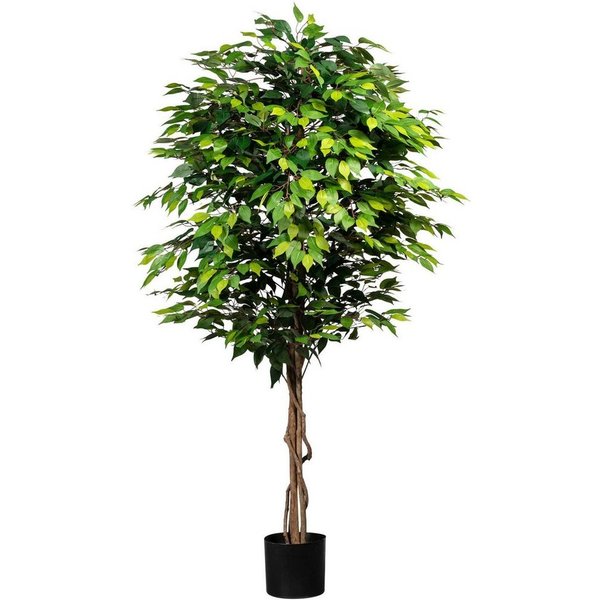 Kunstpflanze Ficus Benjamini, Creativ green, Höhe 180 cm