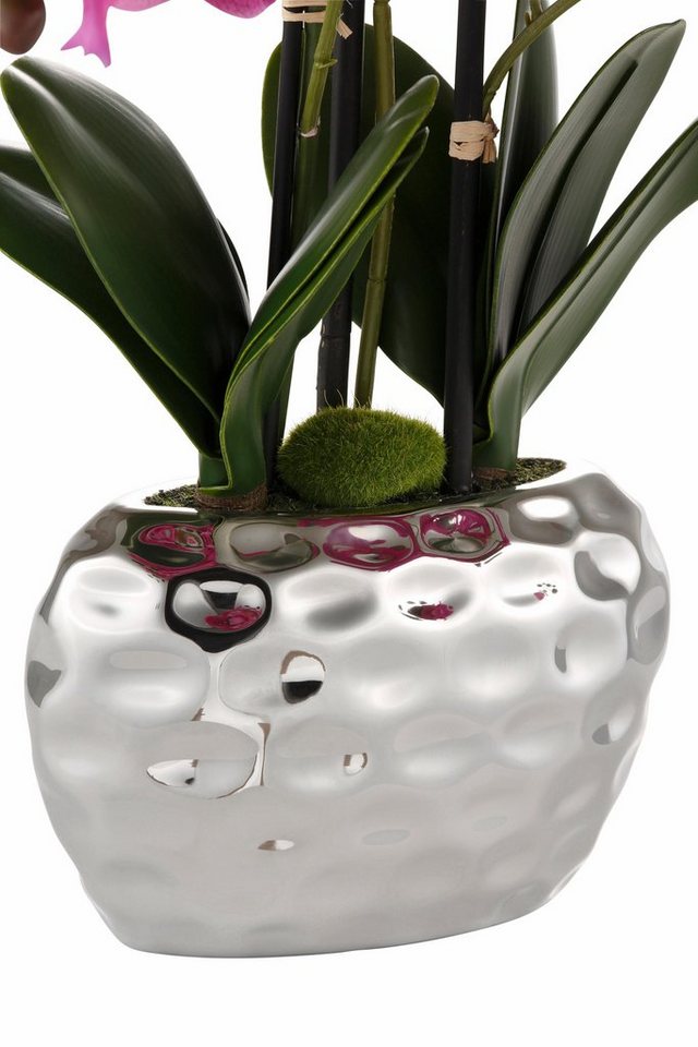 Kunstpflanze Orchidee Orchidee, Creativ green, Höhe 55 cm – Bild 4 von 5