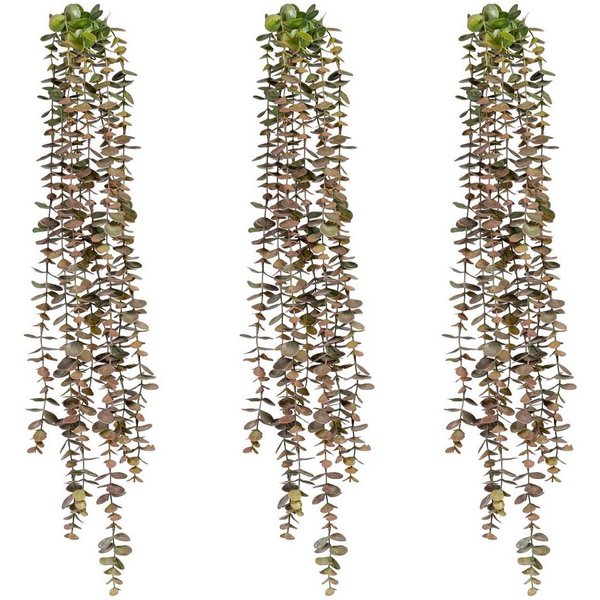 Kunstranke Eukalyptushänger Eukalypthus, Creativ green, Höhe 80 cm, im 3er Set