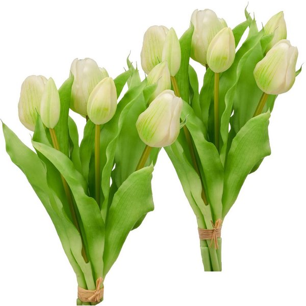 Kunsttulpe Tulpenbund, Creativ green, Höhe 31 cm, in schöner Farbe