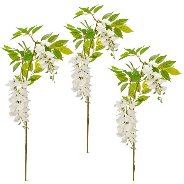 Kunstzweig Wisteriazweig, Creativ green, Höhe 90 cm, mit traumhaft schönen Blüten