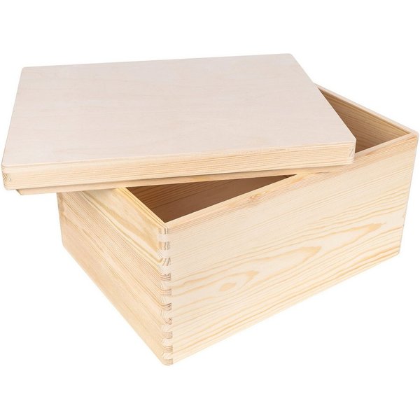 Creative Deco Aufbewahrungsbox mit Deckel 40x30x22 cm (1cm)