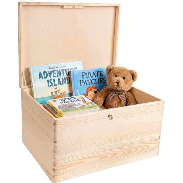 Creative Deco Aufbewahrungsbox mit Deckel und Schlüssel