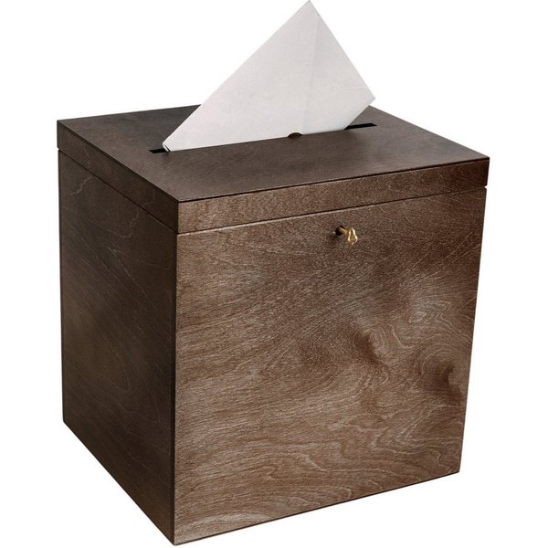 Creative Deco Dekokiste Kartenbox Hochzeit 29x25x30 cm Geschenkkarten Box Geldbox Briefbox