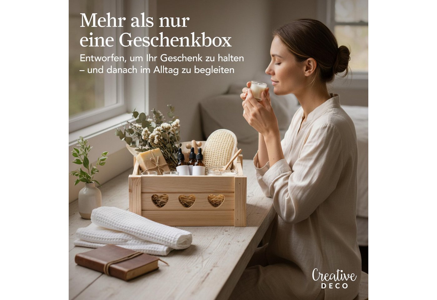 Creative Deco Holzkiste Holzkiste Geschenk Obstkiste – Bild 5 von 5