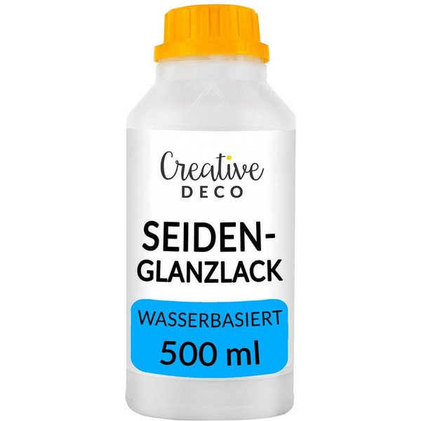 Creative Deco Klarlack Acryl Glanzlack / Mattlack Oberflächenfinish Farbloser Lack
