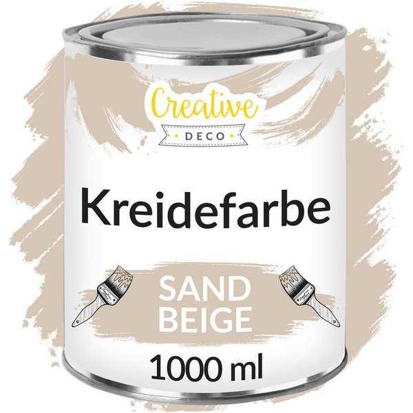 Creative Deco Kreidefarbe Kreidefarbe für Möbel Möbelfarbe Matt