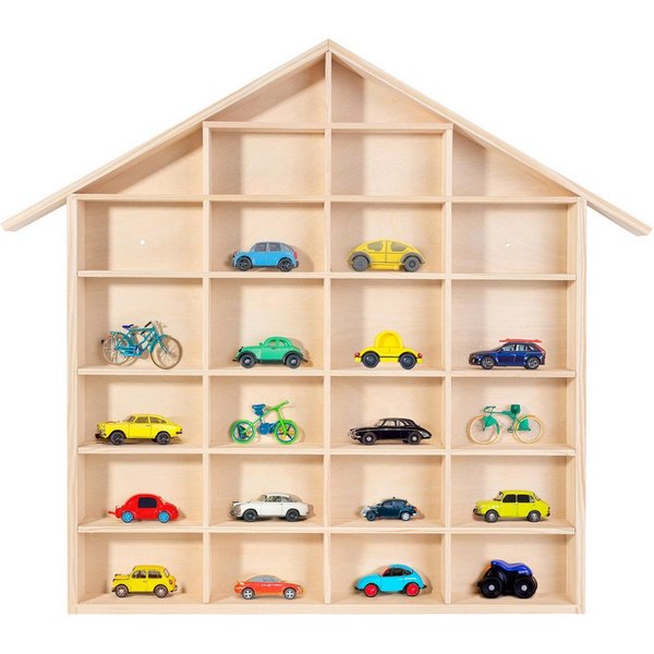 Creative Deco Schubladenbox Setzkasten Holz Sammelbox 26 Fächer 56x50x3,5 cm