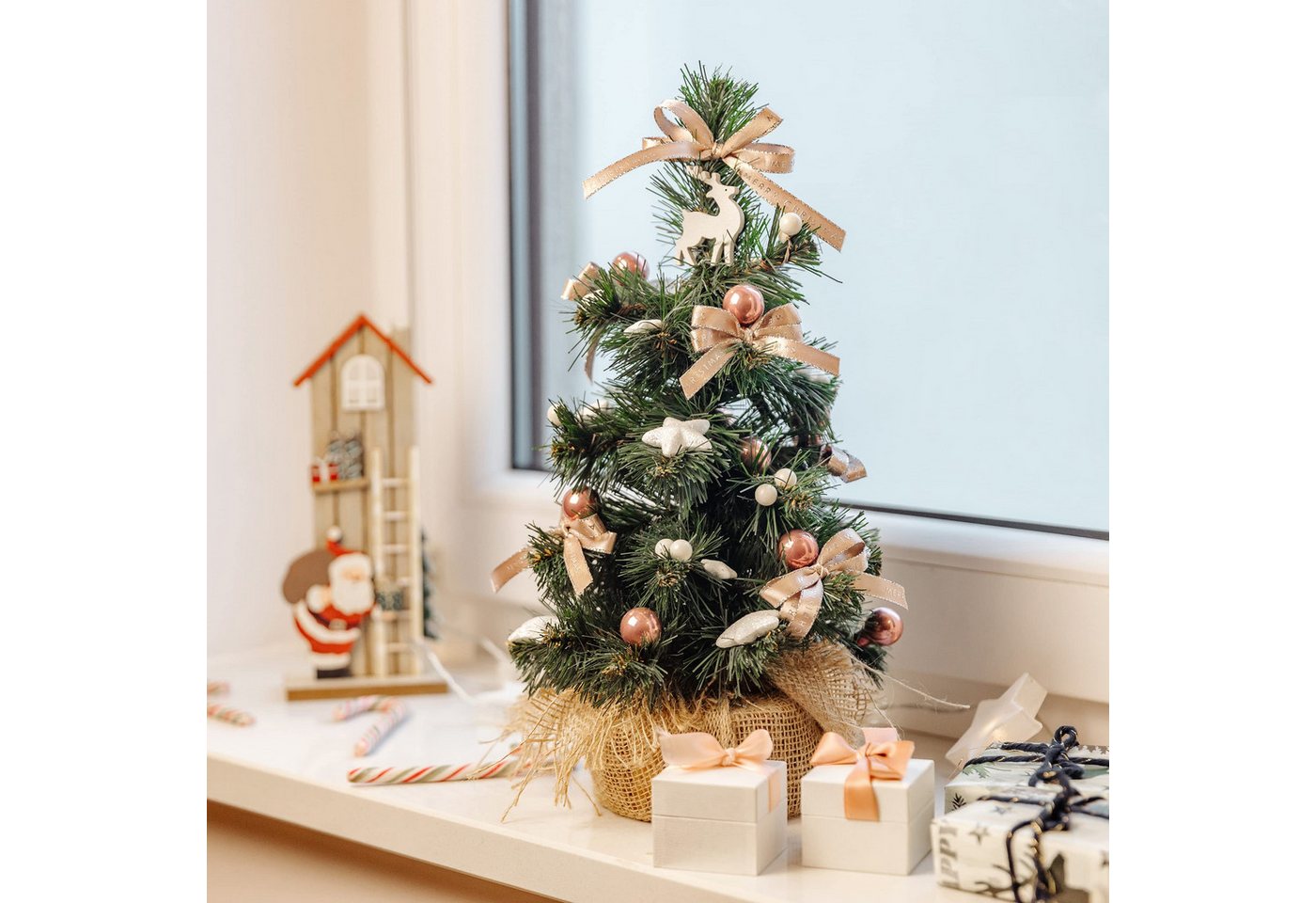 Creative Home Künstlicher Weihnachtsbaum Kleiner Weihnachtsbaum Künstlicher Tannenbaum – Bild 5 von 5