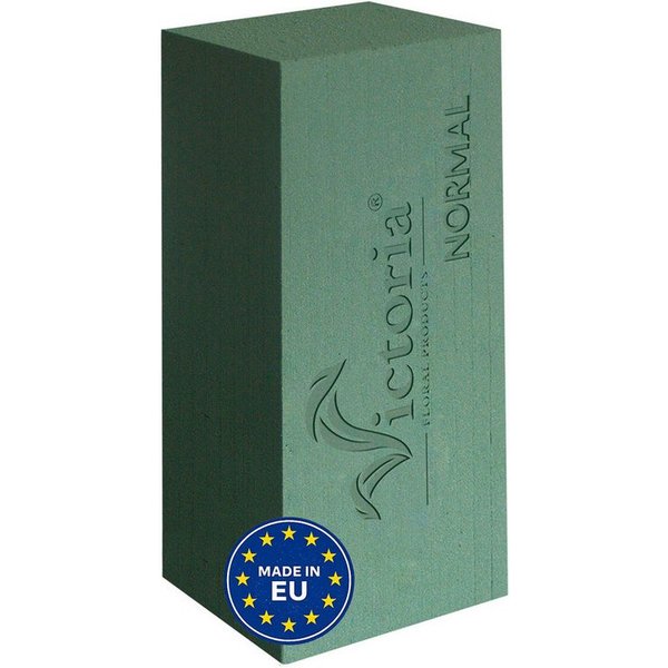 Creativery Bastelmoos, Nass Steckschaum Ziegel 23x11x7,5cm für Frischblumen 1 Stück