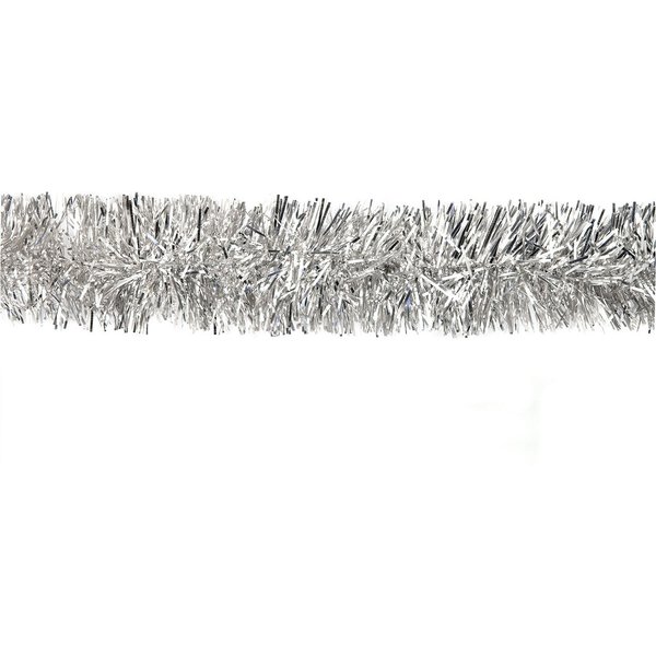 Creativery Girlanden, Weihnachtsgirlande Lametta 5cm, 3 Meter silber