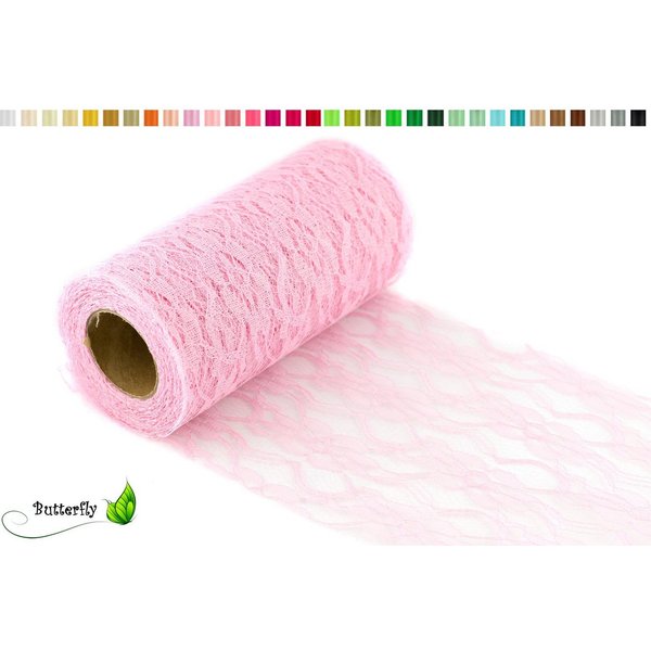Creativery Stoff, 10m Spitzenstoff 30cm