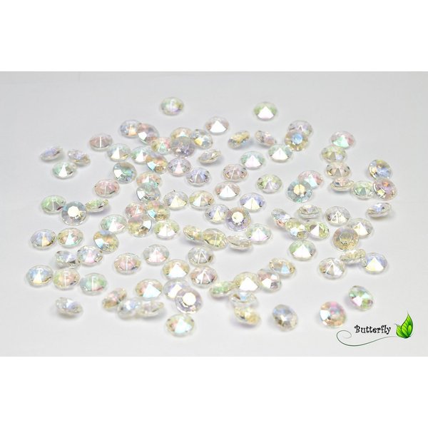 Creativery Streudeko, 100 Dekosteine Diamanten 12mm