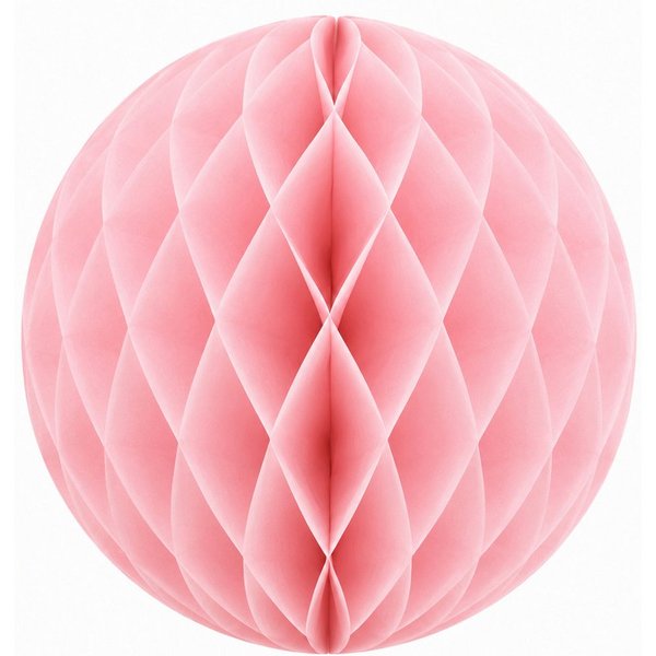 Creativery Wabenball, Wabenball 20cm Papier 1 Stück Hellrosa