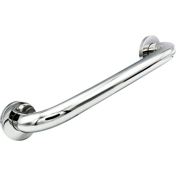 Creavit Haltegriff TM74105, Aloni Wannengriff Haltegriff Chrom B: 30 cm Ø 25 mm