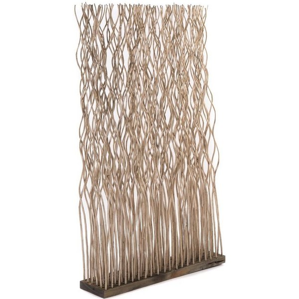 CREEDWOOD Paravent RAUMTEILER "KINKI", Weidenholz, 110x70 cm, Zweige Paravent Sichtschu