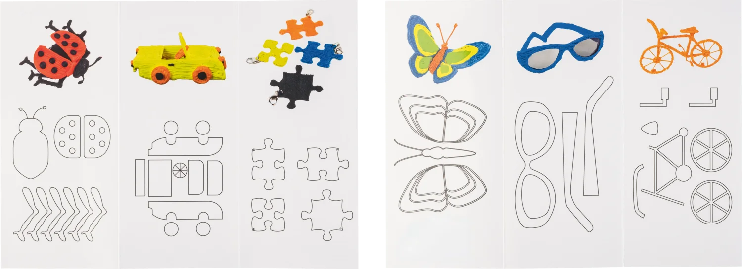CRELANDO® 3D-Stift-Set »HG15207«, 8-teilig – Bild 3 von 4