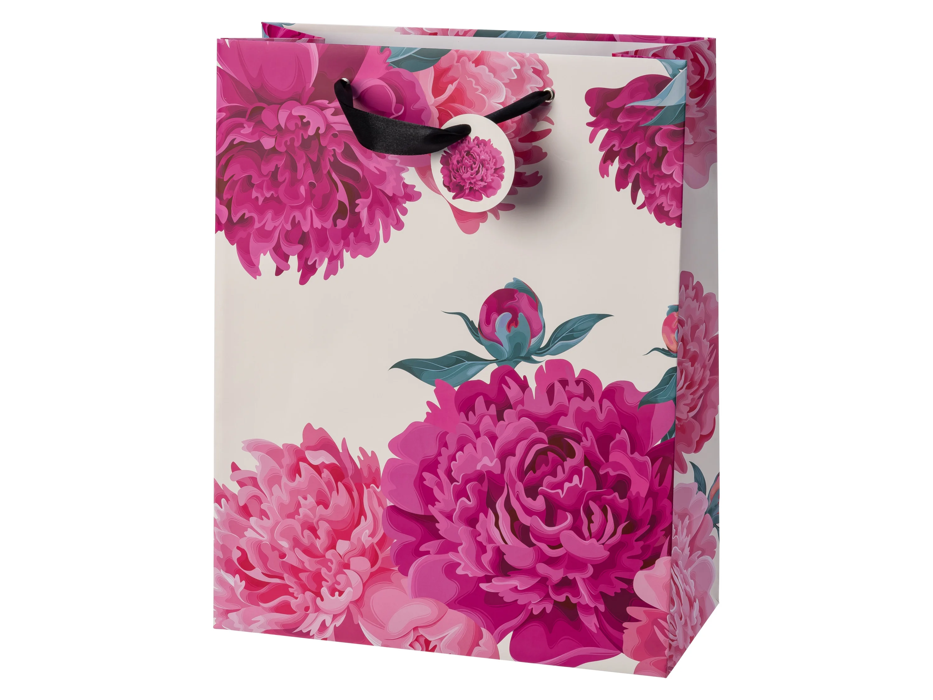 CRELANDO® Geschenktaschen-Set, 10 Stück (Blumen und Herzen) – Bild 2 von 4