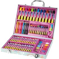 CRELANDO® Kinder-Malkoffer, 76-teilig (Regenbogen)
