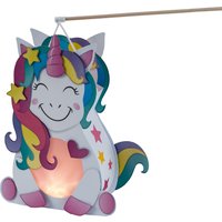 CRELANDO® Laternen-Bastelset / LED-Lichter (Einhorn)