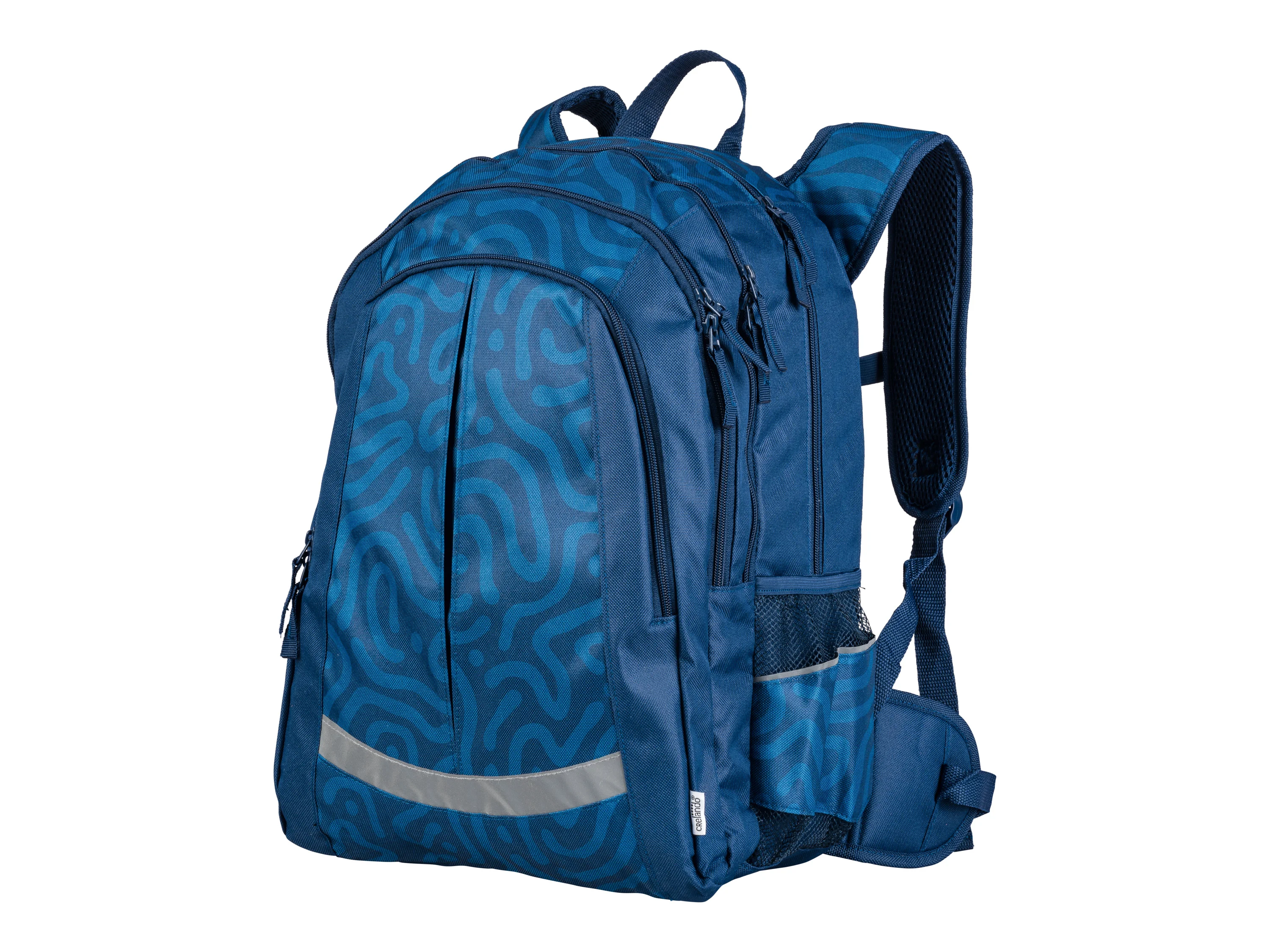 CRELANDO® Schulrucksack (Blau) – Bild 2 von 4