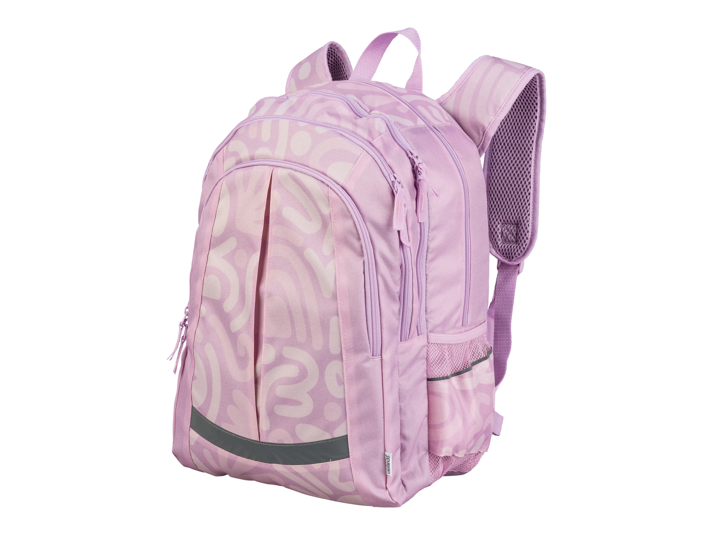 CRELANDO® Schulrucksack (Rosa) – Bild 2 von 4