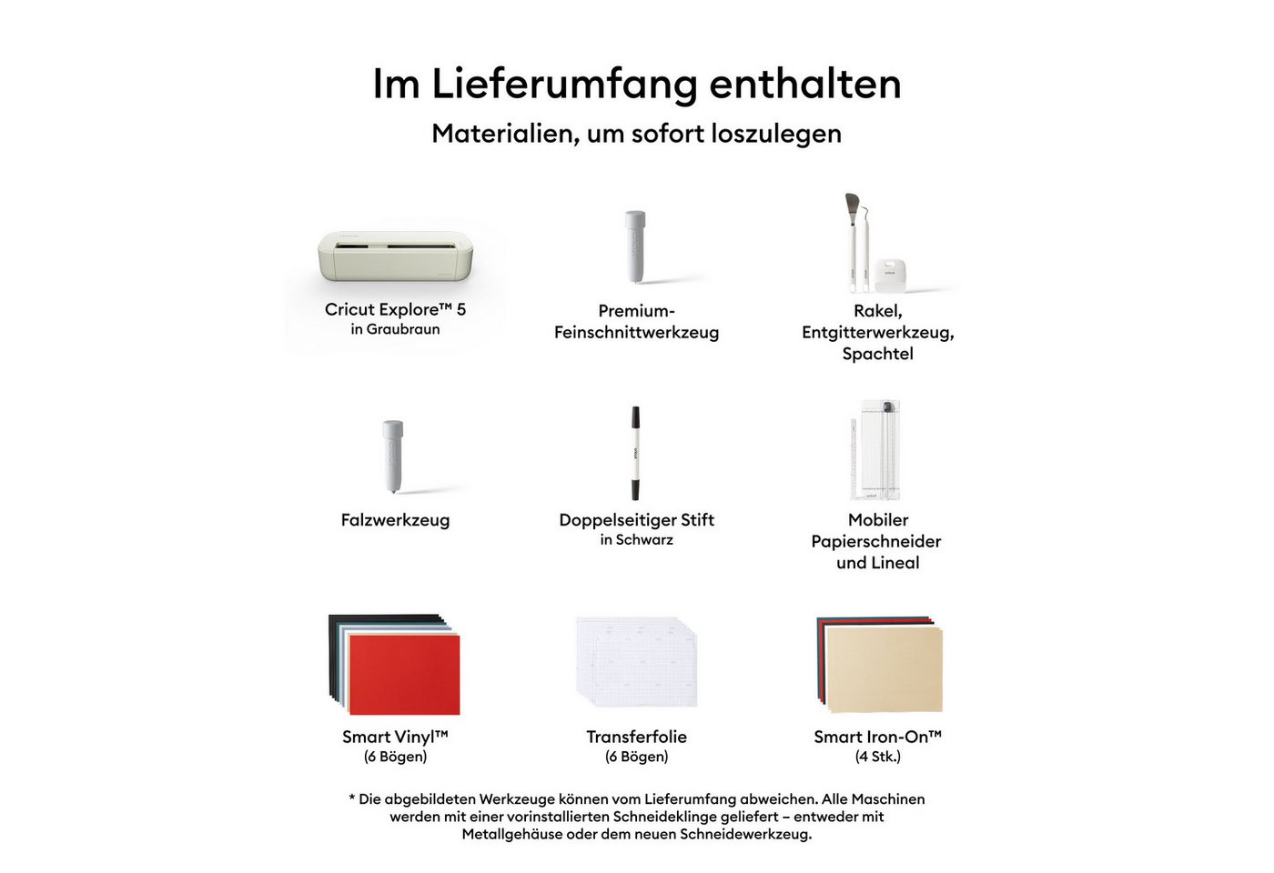 Cricut Schneideplotter Explore™ 5 + Essential-Bundle – Bild 3 von 5