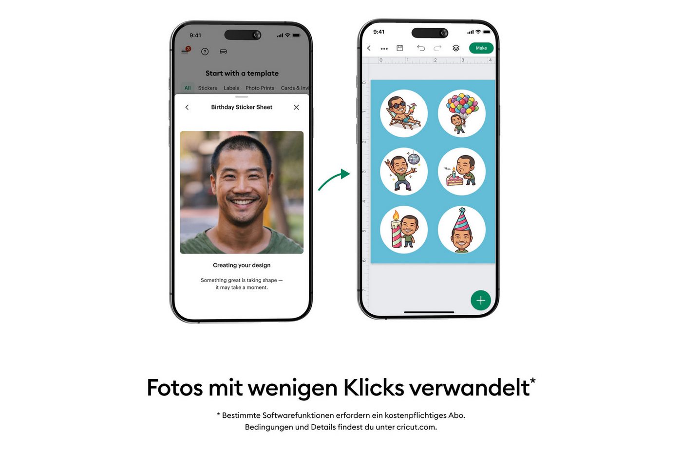 Cricut StickerPix Print™ Essential Bundle Fotodrucker, (Bluetooth) – Bild 4 von 5